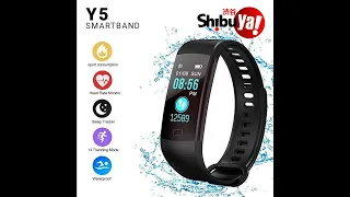 Pulsera inteligente Y5 PRO  review y sincronizacion Smartband Android