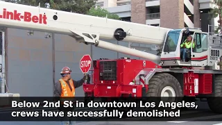 Regional Connector storm drain demolition