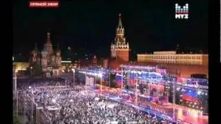 ВАЛЕРИЯ и другие - Гимн России. "Россия молодая" 2011