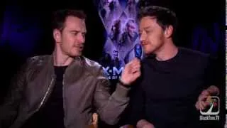 Michael Fassbender and James McAvoy Interview X-Men: Days of Future Past