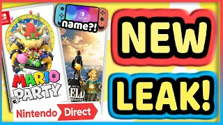 Mario & Zelda Nintendo Switch Leaks Ahead Of June Nintendo Direct?! + Switch 2 NAME?!