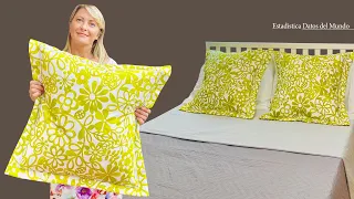Renew Your Cushion in 10 minutes / World's easiest  Pillowcase / DIY Cover