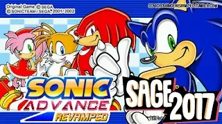 SAGE 2017 - Sonic Advance Revamped (Fangame) - Demo Playthrough (All Characters)
