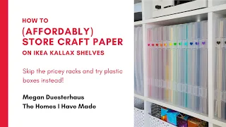 Full Craft Paper Storage IKEA