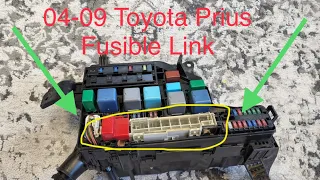How To Remove & Replace 04-09 Toyota Prius Fusible Link Fuse Block