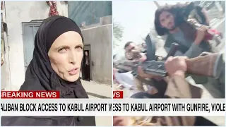 Afghanistan, la giornalista della Cnn aggredita dai talebani a Kabul: "Copriti il volto"