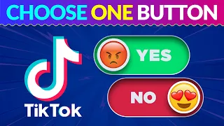 Choose One Button ✅|| YES or NO Challenge ✌️|| Hardest Choices EVER