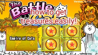 battle cats how to get treasure fast