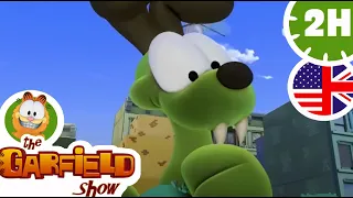 🦴Garfield and the Prehistoric Pup!🦴- HD Compilation