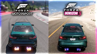 Forza Motorsport vs Forza Horizon 5 Sound Comparison