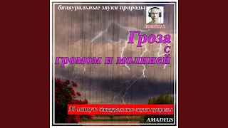 бинауральные звуки природы: Гроза с громом и молнией (90 минут)