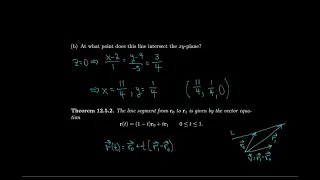 Calculus 12.5 Equations of Lines and Planes