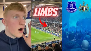 NEWCASTLE FANS GO MENTAL as they DEMOLISH Everton!