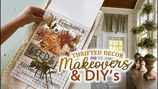 Thrifted Home Decor Makeovers and DIY Topiaries (a must-try diy)! Favorite Thrift Flips Compilation