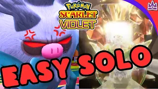 EASY SOLO CHESNAUGHT Raid for Pokemon Scarlet and Violet
