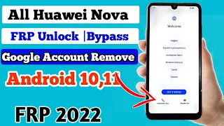 All HUAWEI NOVA FRP Bypass  And Emergency backup Not Working Safe mode Fix EMUI 11 New Method 2022