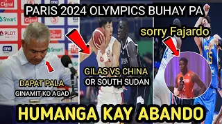 GILAS MAKAKALABAN ANG CHINA AT SOUTH SUDAN, PARA SA OLYMPICS SPOT, GILAS MANALO KAYA ?