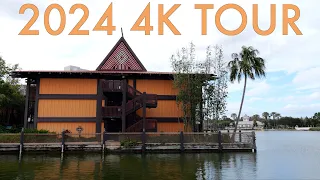 Disney's Polynesian Village Resort 2024 Tour & Walkthrough in 4K | Walt Disney World Magic Kingdom