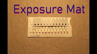 Паперовий експонометр-калькулятор "Exposure mat"