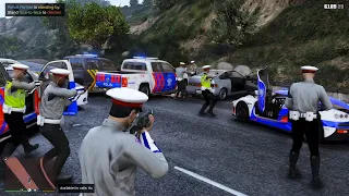 Patroli Polisi Kejar Kejaran Dengan Perampok Jalanan! GTA 5 Mod Polisi Indonesia