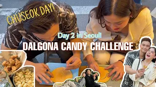 Chuseok Day | Dalgona Candy Challenge (Sino mauunang mategibambam?😂) | Hongdae | DAY 2