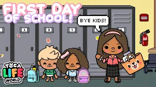 The *FIRST DAY OF SCHOOL!* ✏️📚 | With Voice 🔊 | Toca Life World Roleplay