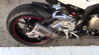 BMW s1000rr with SC PROJECT slip on