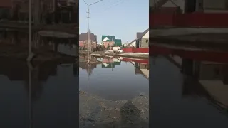 Затопило улицы Бердска весной 2022
