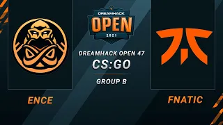 CS:GO - ENCE vs. Fnatic [Overpass] Map 1 - DreamHack Open 47 - Group B