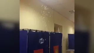 В Санкт-Петербурге на выборах пускали мыльные пузыри