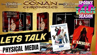 LETS TALK PHYSICAL MEDIA - Conan The Barbarian films coming to. 4k, Carrie coming to 4K AGAIN!