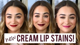 NEW Sephora Collection Cream Lip Stains! Review + Swatches