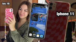 WHATS ON MY IPHONE 11 | IOS 16 UPDATE