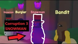 ROBLOX ADVENTURE STORY || CORRUPTION 3 SNOWMAN