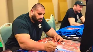 Devon & Levan signing merchandise - EAST VS WEST BTS