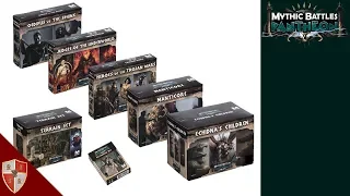 Mythic Battles Pantheon All Small Box Expansions Unboxing