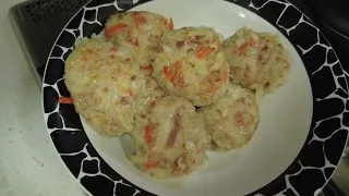 ТЕФТЕЛИ С КАРТОФЕЛЕМ ПО МАМИНОМУ РЕЦЕПТУ/MEATHERS WITH POTATOES ACCORDING TO MOM'S RECIPE