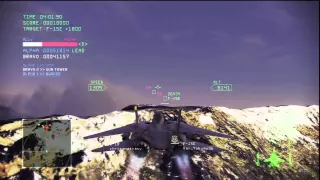 Ace Combat: Infinity - F-14D Jolly Rogers - Alps Air Corridor 2/1/2015