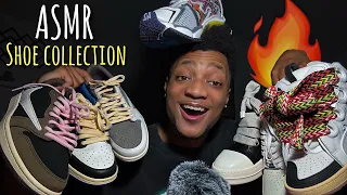 ASMR Shoe Collection 👟🔥 (Whispers, tapping, scratching..)