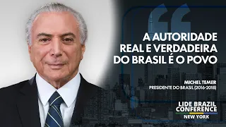 LIDE BRAZIL CONFERENCE NY | Michel Temer, presidente do Brasil: "O poder emana do povo"