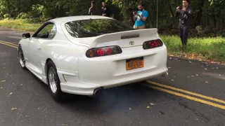 LOUD Toyota Supra Anti-lag Revving