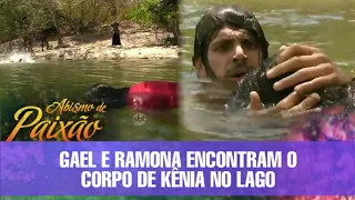 Abismo de Paixão - Gael encontra o corpo de Kênia boiando no lago (SEM CORTES)