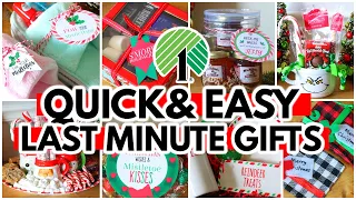 QUICK & EASY last minute DOLLAR TREE CHRISTMAS GIFT IDEAS (unique and affordable )