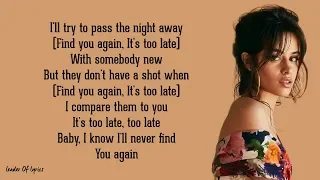 Mark Ronson - FIND U AGAIN (Lyrics) ft. Camila Cabello