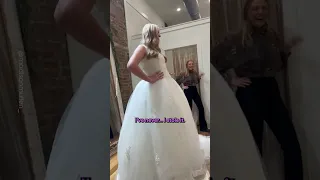 Wearing Mom's Wedding Dress 💕