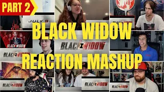 Black Widow Final Trailer REACTION MASHUP (Part 2) | Black Widow Trailer Reaction Mashup!