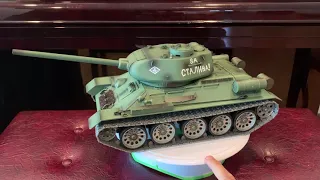 HENG LONG 1/16 RC RUSSIAN T-34/85  - UNBOXING