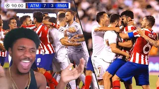 NBA Fan Reacts To The Most HEATED and INCREDIBLE Madrid Derby Ever!!
