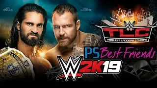 WWE TLC: Intercontinental Champion Seth Rollins vs Dean Ambrose - WWE 2K19 Sim Match