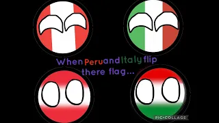 When Peru and Italy flip their flag…
